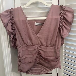 DO+BE mauve top